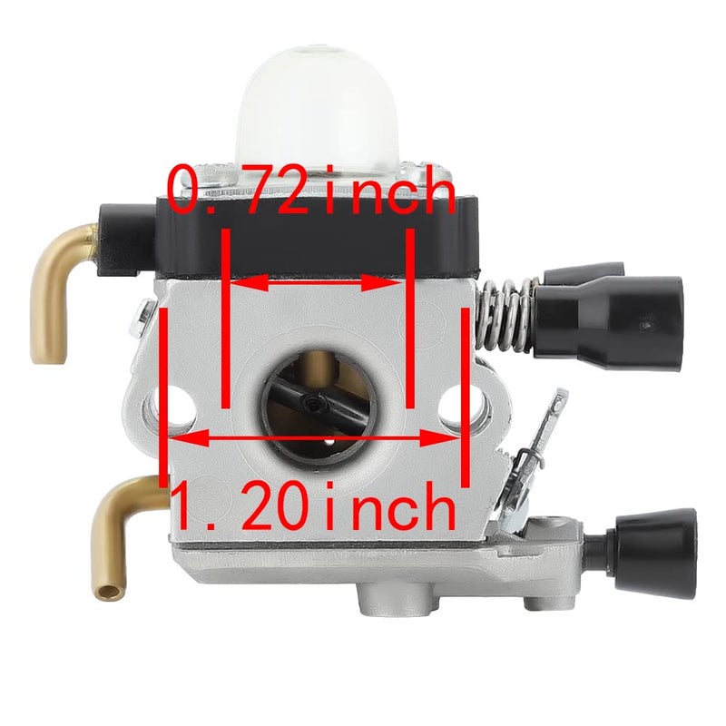 Wellsking FS38 FS55 Carburetor for STIHL FS55R FS45 FS46 FS55RC HS45 KM55R FC55 FS45C HL45 FS46C KM55 FS55C FS55T FS45L String Trimmer Weed Eater Repalce C1Q-S97 - Image 2